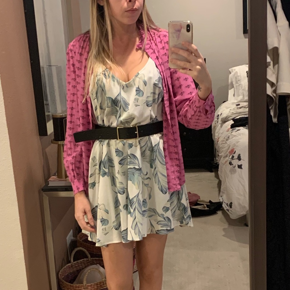 Show me your mumu circus mini dress banana leaf M - Picture 1 of 7
